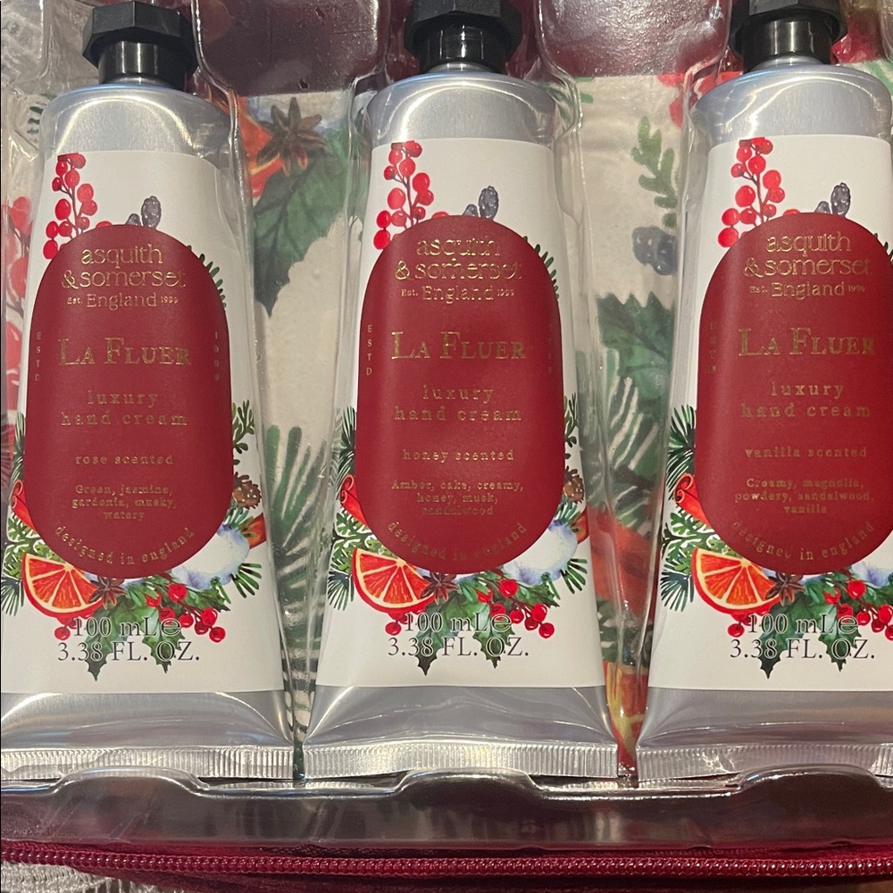 La Fleur Luxury Hand Cream - Rose, Honey and Vanilla scents